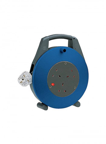 Domestic Cable Reels Vario-Line 15m Black/Blue