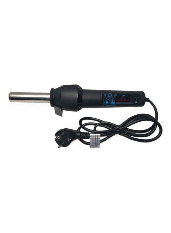 Portable Hot Air Gun with 8 Nozzles Ceramic Heating Core LED Digital Display Air Flow Temperature Adjustable EU Plug 220V 650W