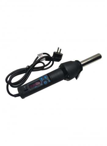 Portable Hot Air Gun with 8 Nozzles Ceramic Heating Core LED Digital Display Air Flow Temperature Adjustable EU Plug 220V 650W