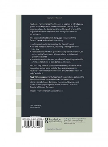 Pina Bausch: Routledge Performance Practitioners Paperback