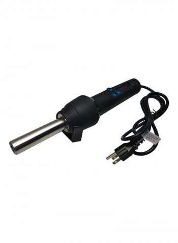 Portable Hot Air Gun with 8 Nozzles Ceramic Heating Core LED Digital Display Air Flow Temperature Adjustable US Plug 110V 650W