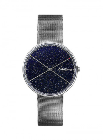 Stainless Steel Analog Wrist Watch D009-4A-3