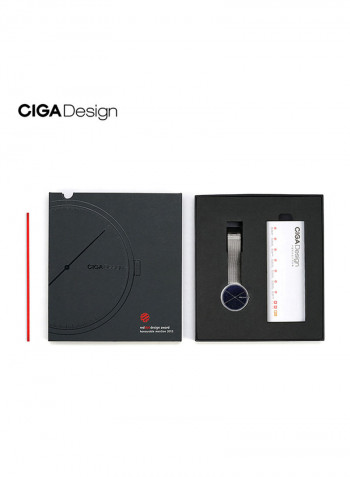 Stainless Steel Analog Wrist Watch D009-4A-3