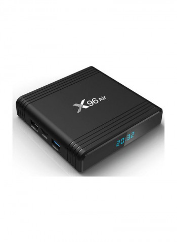 TV Set Top Box With Remote X96 Black