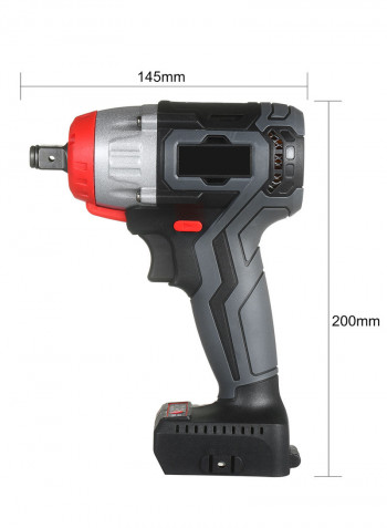 Cordless Multifunction Impact Wrench Kit With Carrying Case Black 40 x 10 x 31cm