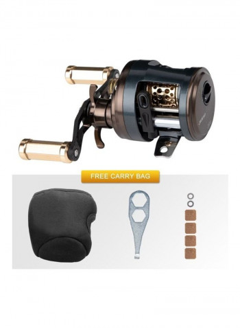Trolling Metal Drum Fishing Reel