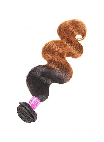 2-Tone Wavy Hair Extension 1B/30 Ombre 24inch