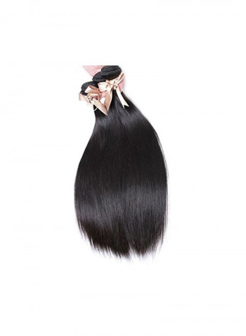 Straight Hair Extension Natural Black 14inch