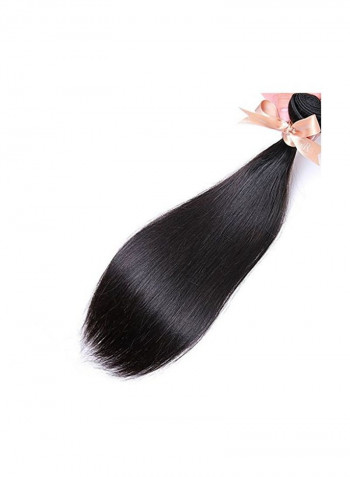 Straight Hair Extension Natural Black 14inch