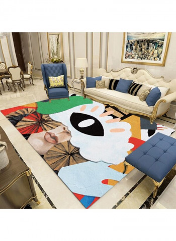 Cartoon Print Living Room Rug Multicolour 120 x 160cm