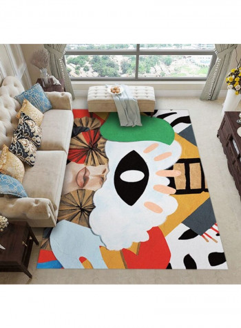 Cartoon Print Living Room Rug Multicolour 120 x 160cm