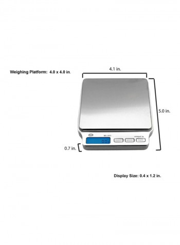 V60 Drip Coffee Scale And Timer Black 4.75x5.31x1.19inch