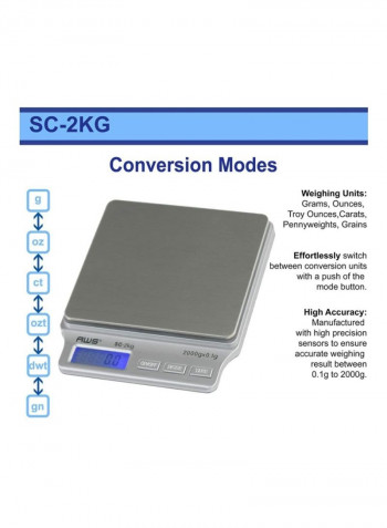 V60 Drip Coffee Scale And Timer Black 4.75x5.31x1.19inch