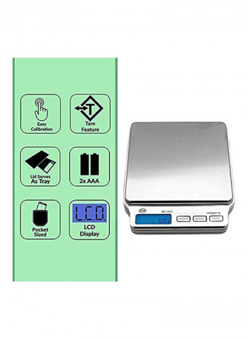 V60 Drip Coffee Scale And Timer Black 4.75x5.31x1.19inch
