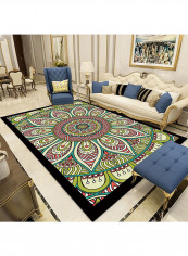 Anti-Skidding Soft Home Living Room Floor Mat Multicolour 120x160cm