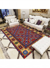 Classic Print Anti-Skidding Floor Mat Multicolour 140x200cm