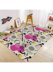 Printed Floor Carpet Multicolour 120x160cm