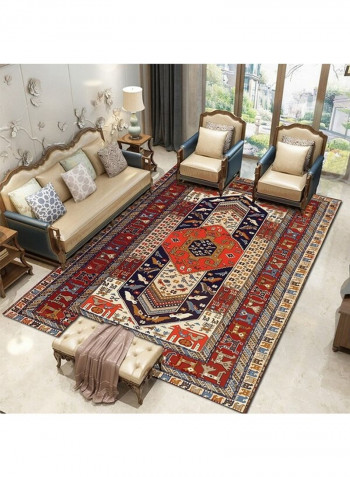 Simple Print Anti-Skidding Rug Multicolour 140 x 200cm