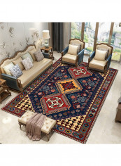 Classic Print Anti Skidding Rug Multicolour 140 x 200cm