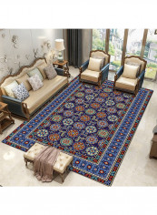Classic Printed Anti-Skidding Living Room Rug Multicolour 140x200cm
