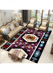 Classic Printed Anti-Skidding Rectangular Rug Multicolour 140x200cm