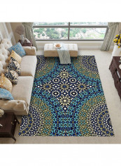 Persian Style Classic Printed Anti-Skidding Rug Multicolour 120x160cm