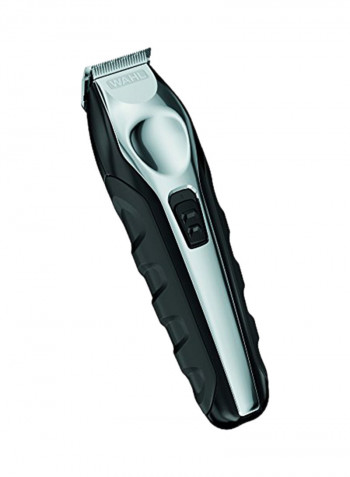 Total Beard Trimmer Facial Hair Clippers With 13 Guide Combs Black/Silver 10.63x2.5x5.5inch