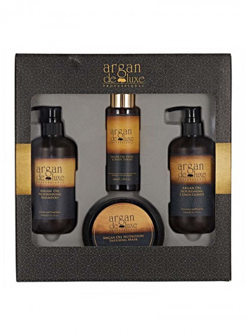 4-Piece Argan Oil Treatment Kit (100ml + 300ml + 250ml)