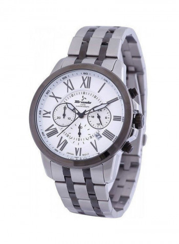 Men's Chronograph Display Stainless Steel Strap Watch T6103-XBXSB