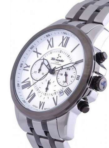 Men's Chronograph Display Stainless Steel Strap Watch T6103-XBXSB