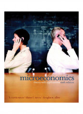Microeconomics: Theory with Applications Hardcover English by B. Curtis Eaton