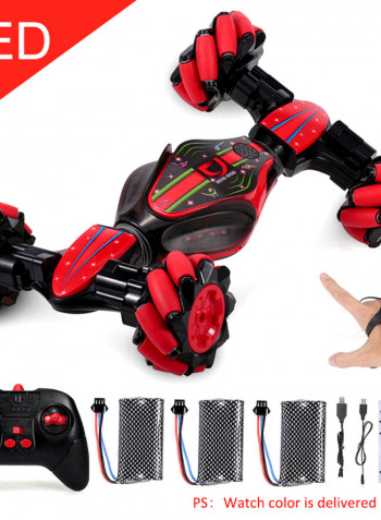 2.4GHz 4WD Off Road Double-Sided Car With Gesture Sensor Watch Lights 38.5cm