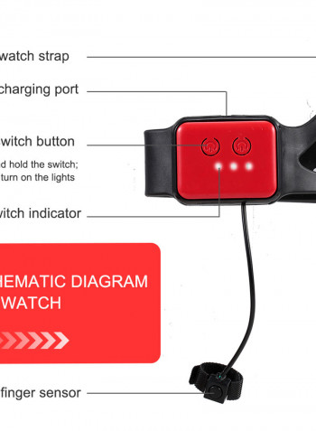 2.4GHz 4WD Off Road Double-Sided Car With Gesture Sensor Watch Lights 38.5cm