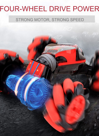 2.4GHz 4WD Off Road Double-Sided Car With Gesture Sensor Watch Lights 38.5cm