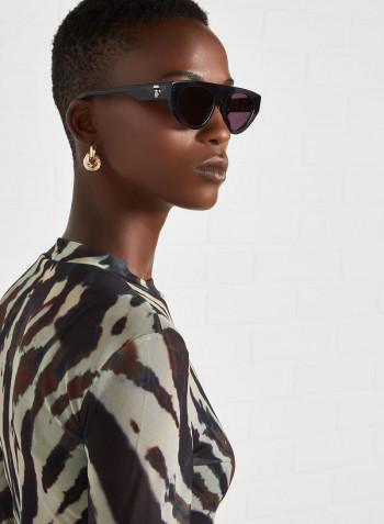 Women's Full Rim Acetate Cat Eye Sunglasses - Lens Size: 52 mm