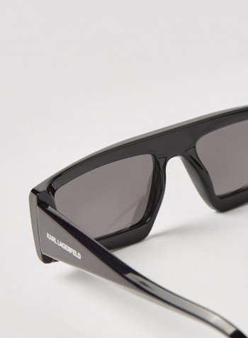 Rull Rim Injected Modified Rectangle Sunglasses - Lens Size: 54 mm