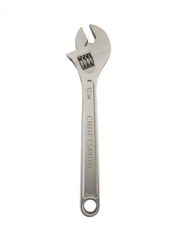 Adjustable Wrench Silver 30.48cm