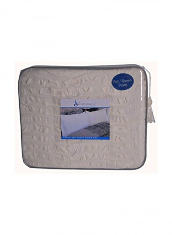 3-Piece Duvet Cover Set Beige