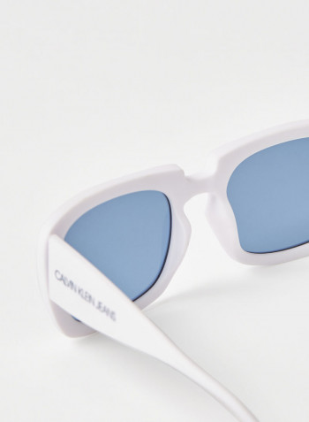 Full Rim Injected Square Sunglasses - Lens Size: 54 mm