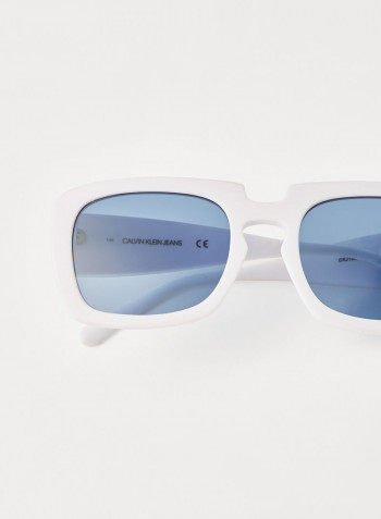 Full Rim Injected Square Sunglasses - Lens Size: 54 mm