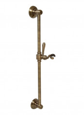 Retro Hand Shower Slide Bar With Roaring Gold 24inch
