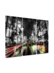 Tokyo Night Gallery Wrapped Canvas Wall Art Multicolour 16 x 24inch