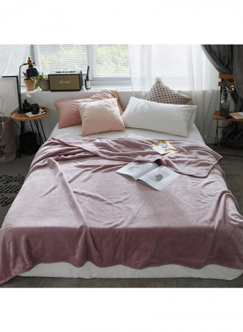Cozy Soft Comfortable Blanket Cotton Purple 200x230centimeter