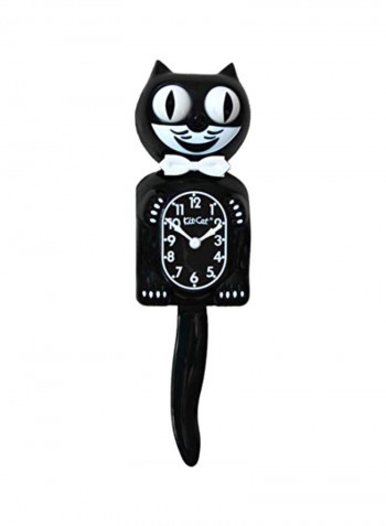 Decorative Kit Cat Clock Black/White 15.5inch