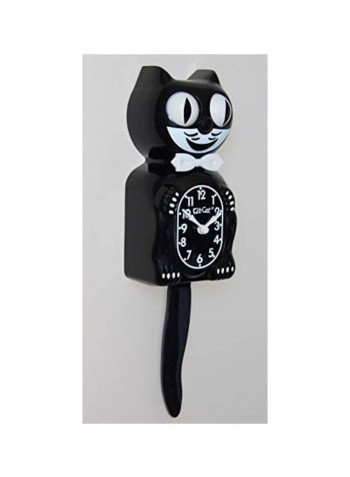 Decorative Kit Cat Clock Black/White 15.5inch