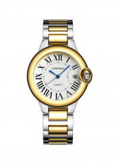 Women's Date Display Stainless Steel Analog Watch NSSB037007073