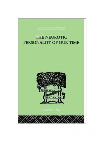 The Neurotic Personality Of Our Time Paperback