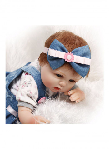 Reborn Lifelike Doll Set with Dress 40x12x20cm