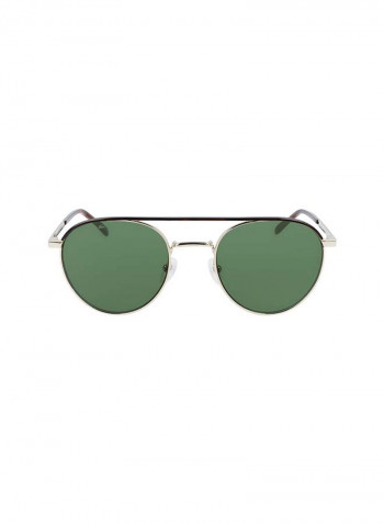 Full-Rim Metal Oval Sunglasses - Lens Size: 52 mm