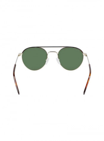 Full-Rim Metal Oval Sunglasses - Lens Size: 52 mm